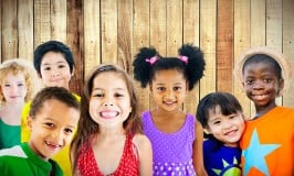 Diversity Children Friendship Innocence Smiling